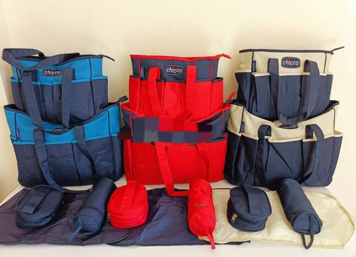 5 in 1 Chicco Baby Diaper Bags - Pregnant &Nursing Mums at Sure Deals Baby World Kenya