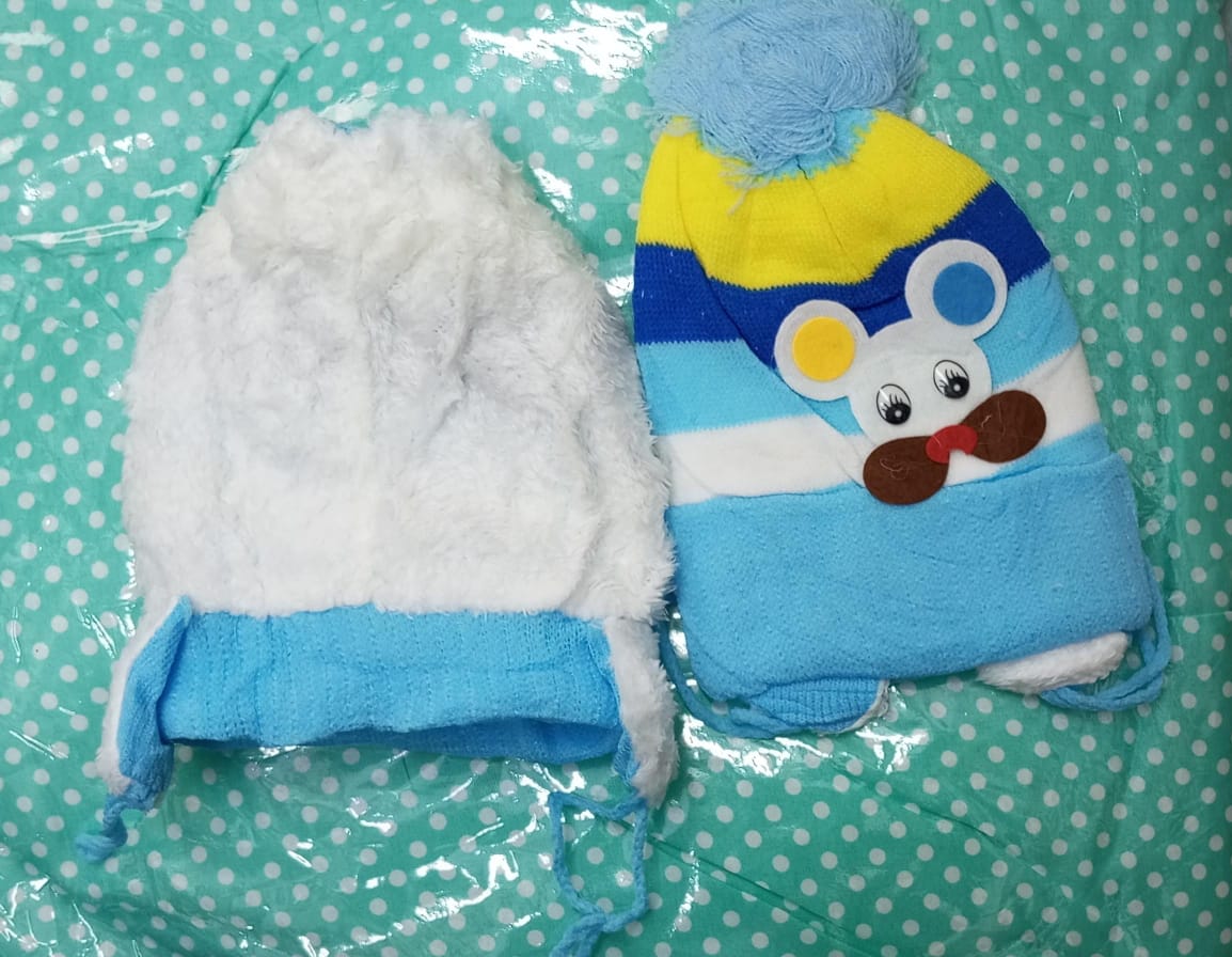 Baby Knitted Kofias with Warm Lining at Sure Deals Baby World Kenya